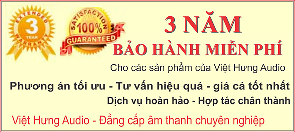 Tem bảo hành miễn phí cho các sản phẩm của Việt Hưng