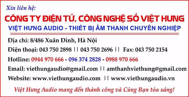 Việt Hưng Audio cung cấp các thiết bị hội thảo Toa chất lượng