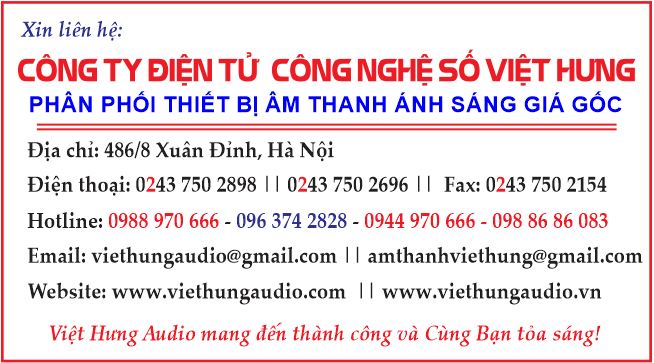 Thông tin liên hệ của Việt Hưng Audio