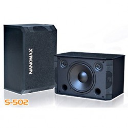 Loa Nanomax S-502, loa nanomax, loa chuyên dùng cho nghe nhạc,karaoke, loa hội trường sân khấu