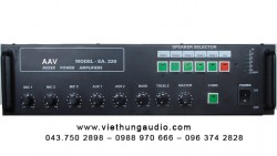 Ampli AAV EA-320, Ampli truyền thanh chọn 5 vùng 320 W cao cấp, giá tốt