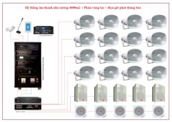 Hệ thống âm thanh nhà xưởng 4000 m2 ATK NX-4000PH