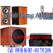Hệ thống Karaoke Polkaudio TSi200 / PSW110 + Jarguar PA-203N + Acnos SK821 + Micro Shupu SM8300