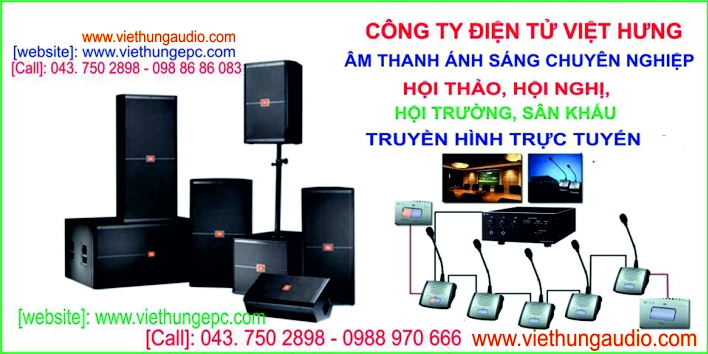 Lấp đặt âm thanh chuyên nghiệp Việt Hưng