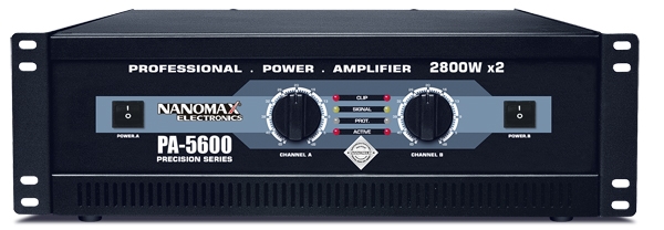 Profeesional Power Amplifier nanomax PA-5600, hàng chính hãng