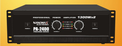 Profeesional Power Amplifier nanomax PA-2400, hàng chính hãng