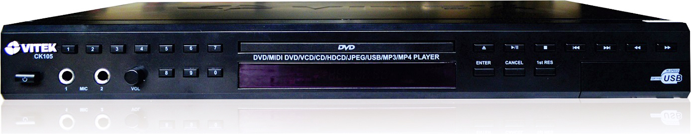 Đầu DVD Karaoke VITEK CK105 - Đầu karaoke giá rẻ, chất lượng tốt