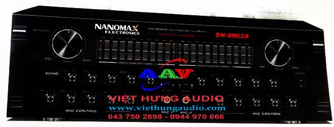 Amply Nanomax SH-9902A - Amply karaoke nanomax hát hay nhất hiện nay