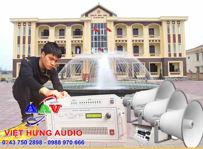 Tăng âm truyền thanh AAV được lắp đặt rộng rãi trong hệ thống truyền thanh cấp huyện, xã, thôn trên cả nước