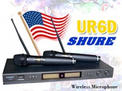 Microphone Shure UR6D, Micrphone chuyên dùng cho hát karaoke,microphone biểu diễn,microphone chất lượng tốt