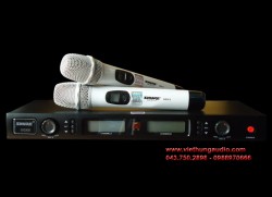 Micro không dây Shure UGX8, micro karaoke hát hay, chống hú, Micro không dây chuẩn karaoke, Việt Hưng Audio phân phối giá tốt nhất tại Việt Hưng Audio
